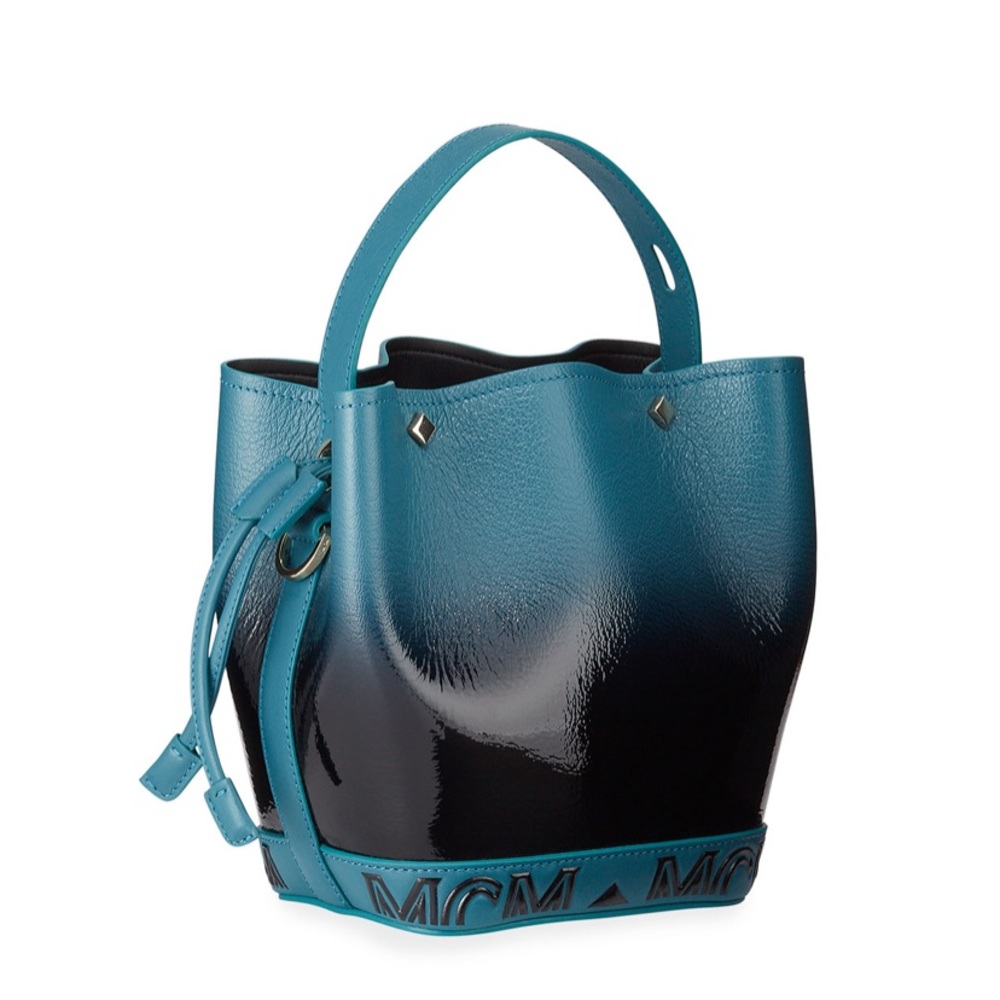 Authentic NWT MCM Milano Mini Bucket Crossbody Bag